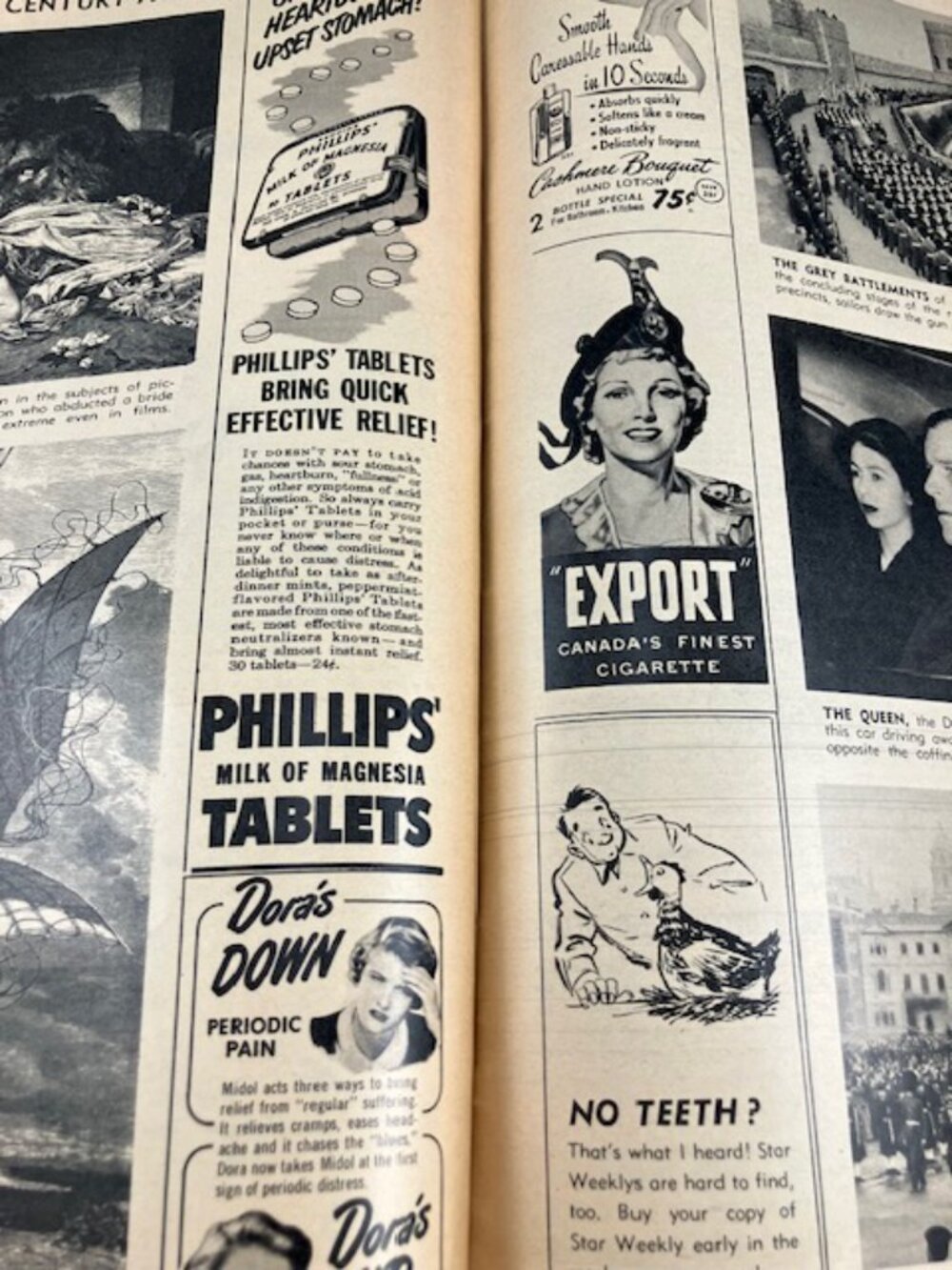 Vtg Toronto Star Weekly Magazine March 8 1952 Queen Elizabeth - Picture 5 of 10